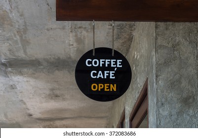 Outdoor Coffee Shop Sign