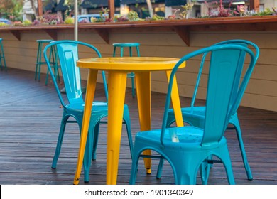 Outdoor Dining Area With Social Distance