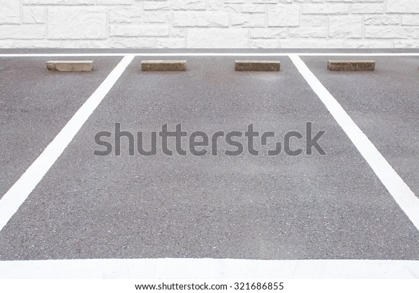 Outdoor empty space at car\
parking lot