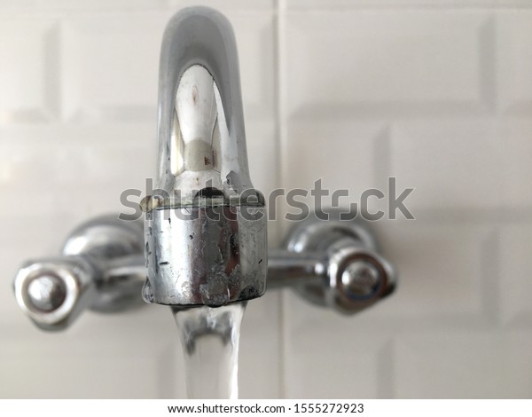 Outdoor Faucet Kitchen Stock Photo Edit Now 1555272923
