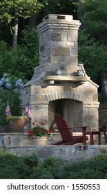 Outdoor Fireplace