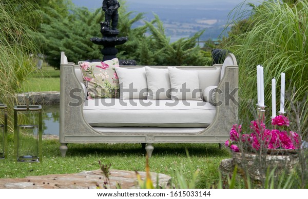 Outdoor Furniture Garden Stock Photo (Edit Now) 1615033144