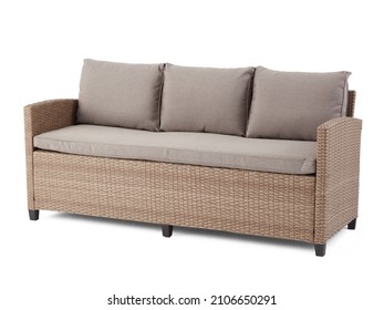 Outdoor Furniture Isolated On White Background
