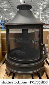 An Outdoor Gas Heater Costco In A Store Display