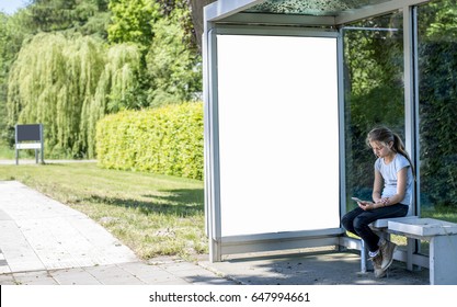 Outdoor Kiosk Billboard Mockup