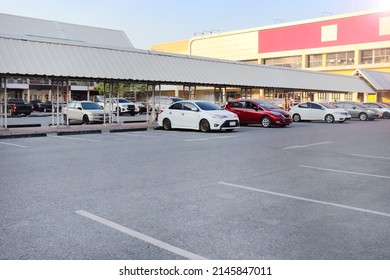 Outdoor Parking Lot Storefront, Open Space