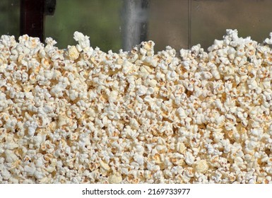 Outdoor Popcorn Stand On A Summer Day