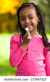 Outdoor Portrait Cute Young Black Girl Stock Photo 137847323 | Shutterstock