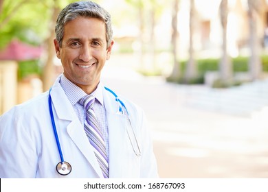 Outdoor Portrait Male Doctor