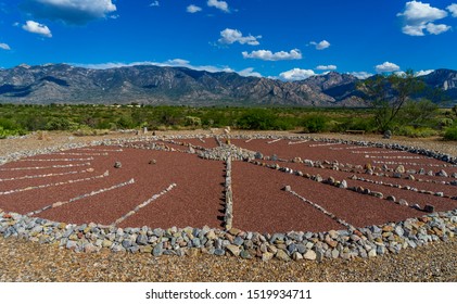 Outdoor Rock Labyrinth Desgin - Tucson, AZ