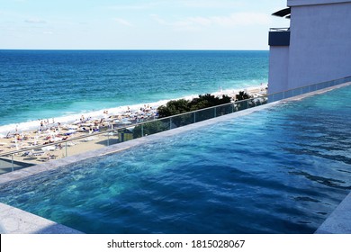 Outdoor Rooftop Pool With Sea View