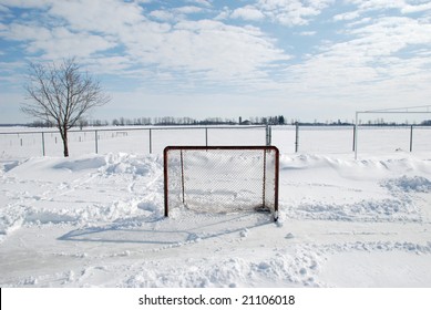 Outdoor Shinny Hockey Net