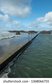 Outdoor Swimming Pool Bude Cornwall England's Uk 