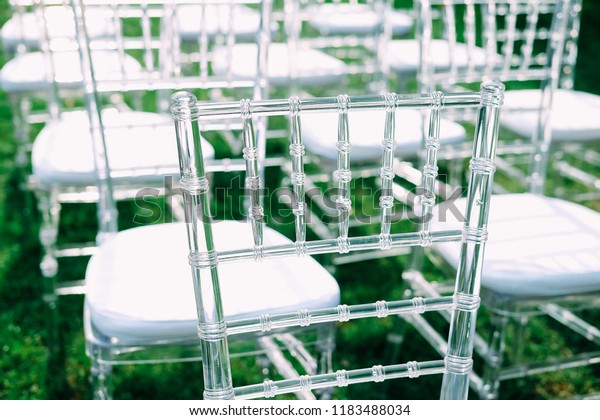 Outdoor Wedding Ceremony Reception Area Transparent Royalty Free