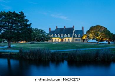 Outer Banks Whalehead Club At Night, Corolla, NC, May 31, 2013