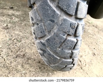 The Outer Surface Of The Motorcycle Tire Is Made Of Jagged To Reduce Friction Between The Wheels And The Road