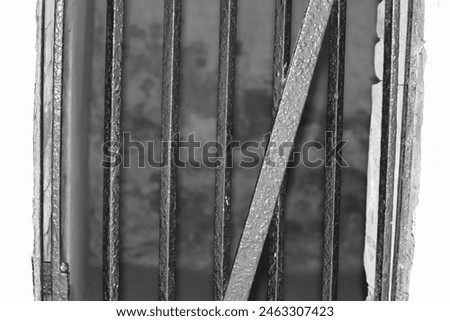 An outer view of a  prision closed cell