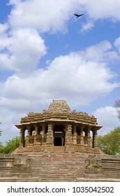 Outer View Of The Sun Temple. Built In 1026 - 27 AD During The Reign Of Bhima I Of The Chaulukya Dynasty, Modhera, Mehsana,  Gujarat