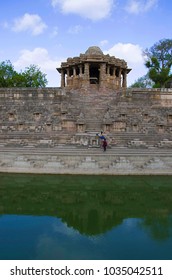 Outer View Of The Sun Temple. Built In 1026 - 27 AD During The Reign Of Bhima I Of The Chaulukya Dynasty, Modhera, Mehsana,  Gujarat