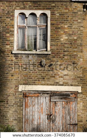 Image, Stock Photo a door in the wall Door