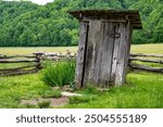 Outhouse at Mountain Farm Museum at Great Smokey Mountains National Park