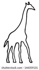 8,772 Outline giraffe Images, Stock Photos & Vectors | Shutterstock