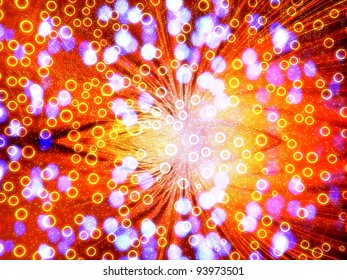 Out-of-focus lights of abstract background
