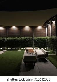 Outside
