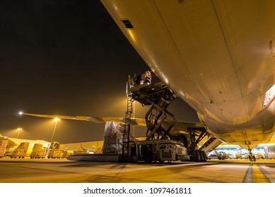 Outside Cargo Plane Loading