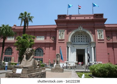 Outside The Egyptian Museum In Cairo