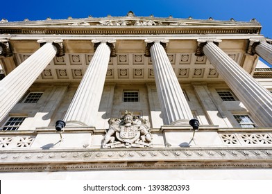 Outside Of Parliament Buildings, Stormont, Belfast, Home Of The Northern Ireland Assembly