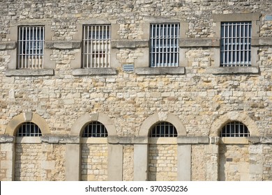 Outside Of Prison With Bars