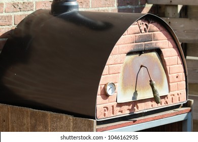 Outside Stone Pizza Oven In Garden