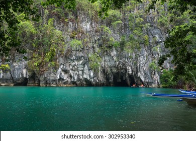 Outside The Underground River Cave In Palawan, Philippines