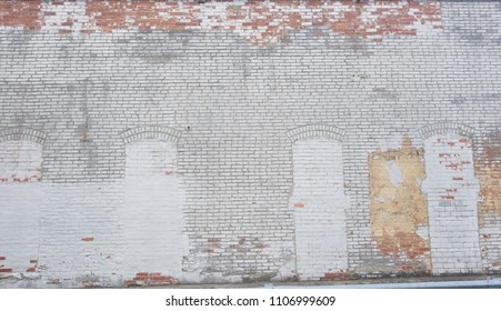 Outside Wall Of A Small Town Movie Theater