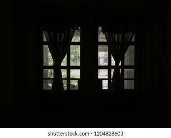 Outside the window is full of light.