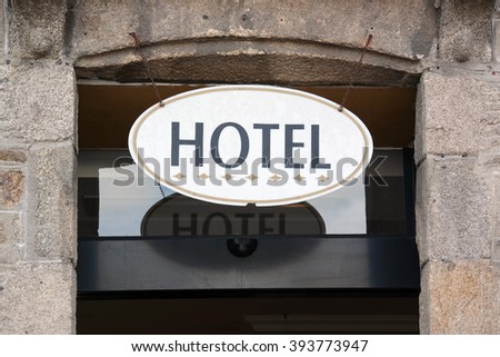 Similar – dilapidated building with lettering