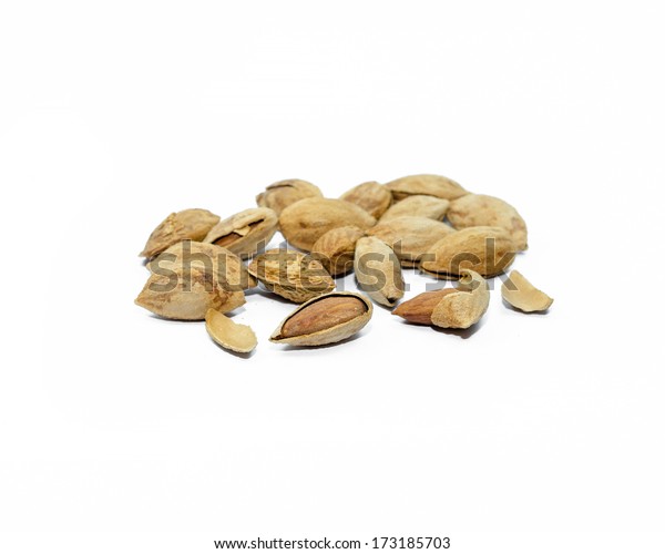 Ovalshaped Edible Raw Almonds Kernel Stock Photo 173185703 | Shutterstock