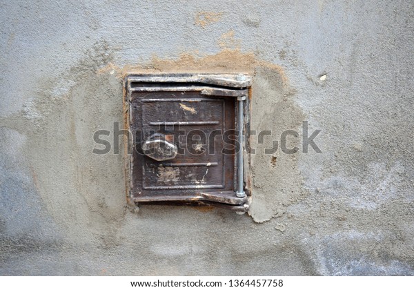Oven Door Flap Cast Iron Door Stock Photo Edit Now 1364457758