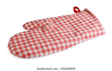 Oven Glove For Hot Dishes Isolated On White