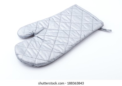 Oven Glove Isolated White Background