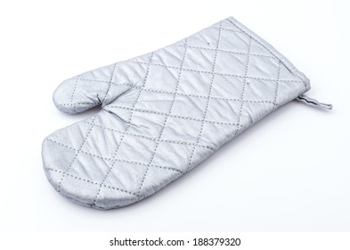 Oven Glove Isolated White Background