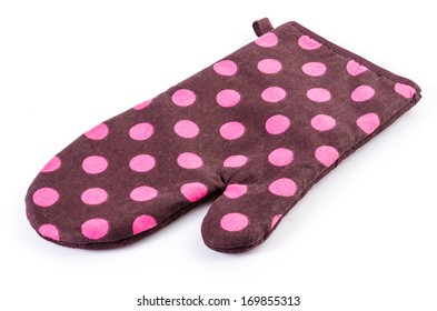 Oven Glove On Isolated White Background