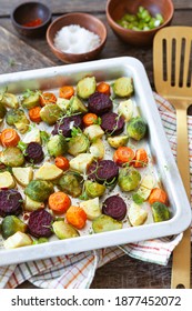 Oven Roasted Winter Vegetables With Fresh Herbs