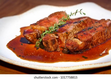 Entrecôte To The Oven With Sauce