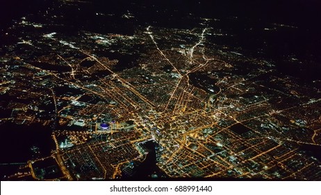 Over Baltimore At Night