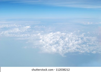 over cloud in sky