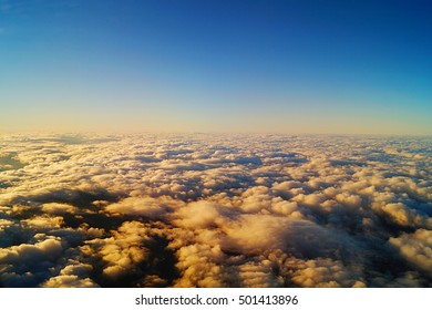 over the clouds