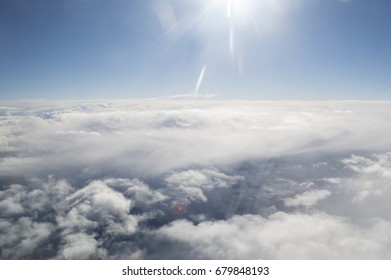 Over the clouds