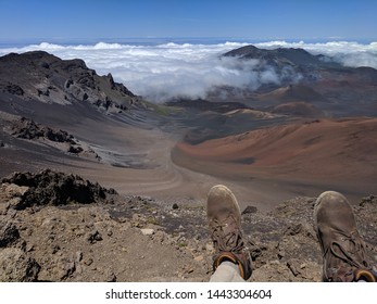 Over The Clouds At Mount Haleakala, Maui, Hawaii